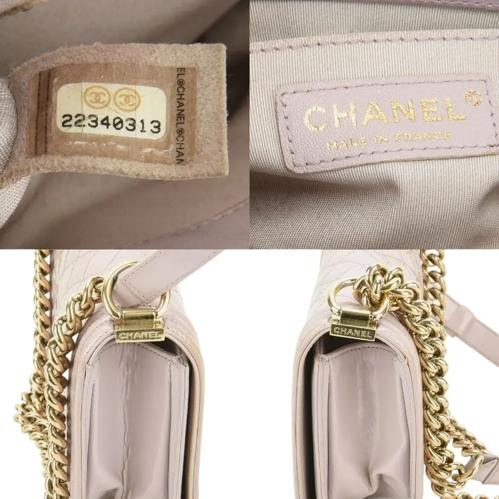 💎✨RARE✨💎 Authentic Chanel Small Boy Patent Quilted Pattern Bag - Picture 5 of 9